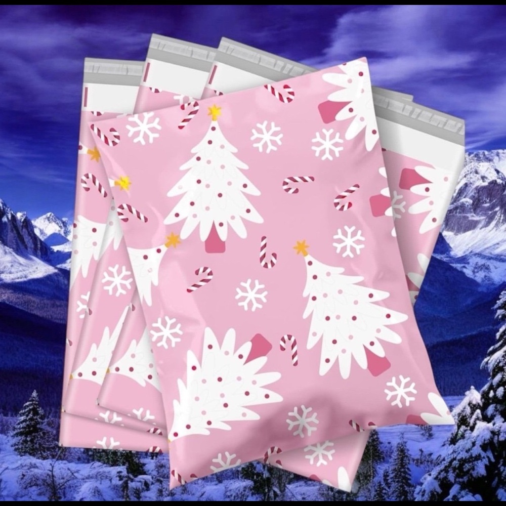 (10) 10x13 Christmas Poly Mailers